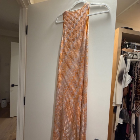 Vintage Missoni Metallic Orange & Silver Dress – IT 40 / Small - Picture 8 of 10